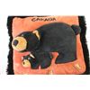 Image 3 : Hanging Cork Board 28.5" Tall x 14", 3D Black Bear Pillow 1' x 1', Curto Toy Plush Donkey - Sits 7" 