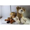 Image 1 : (3) Stuffed Toy Dogs (Graduation 1' Tall, Ty 15" Length, Large 20" Tall)