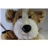 Image 3 : (3) Stuffed Toy Dogs (Graduation 1' Tall, Ty 15" Length, Large 20" Tall)