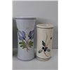 Image 2 : (4) Pottery/ Glass Vases, Prairie Pottery Saskatoon, Montgofler France, Misc.