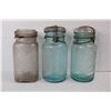 Image 2 : (4) Antique Perfect Seal Wide Mouth Adjustable Canning Jars