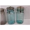Image 6 : (4) Antique Perfect Seal Wide Mouth Adjustable Canning Jars