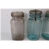 Image 7 : (4) Antique Perfect Seal Wide Mouth Adjustable Canning Jars