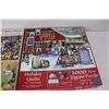 Image 4 : (3) 500 Piece Jigsaw Puzzles (1) 1000 piece Jigsaw Puzzle- All As Is