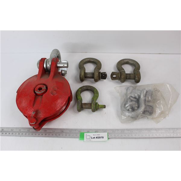 Snatch Block Pully, Various Shackles Different Sizes