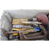 Image 4 : Watson Welding Gloves, Hand Pump Greaser, Flint And Steel, Misc.