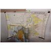 Image 1 : (2) Large Maps, City Of Saskatoon Growth Map, Canadian Cities Map w/ Sticky Tack