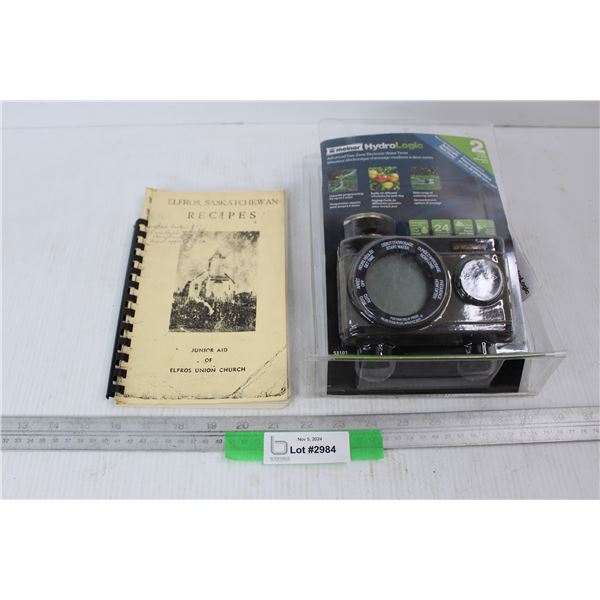 Appetizers Elfros Sask Recipe Book , Melnor Hydro Logic Advanced Two- Zone Electronic Water Timer w/