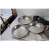 Image 2 : (4) Pots, Pan, (3) Pie Trays, Spoon