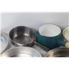 Image 3 : (4) Pots, Pan, (3) Pie Trays, Spoon