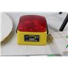 Image 3 : Decorative Tray, Stool, Light - Tested Powers On, Assorted Holiday Cards