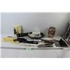 Image 1 : Assorted Kitchen Knives, Notebook, Calculator, Jar, Assorted Kitchen Ware