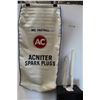 Image 1 : Roll of White Vinyl, Roll of Tan Vinyl, & Acniter Spark Plugs Vinyl Banner
