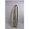 Image 3 : Roll of White Vinyl, Roll of Tan Vinyl, & Acniter Spark Plugs Vinyl Banner