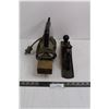 Image 1 : Vintage Wood Plane 13" & Vintage Custom Iron Tool