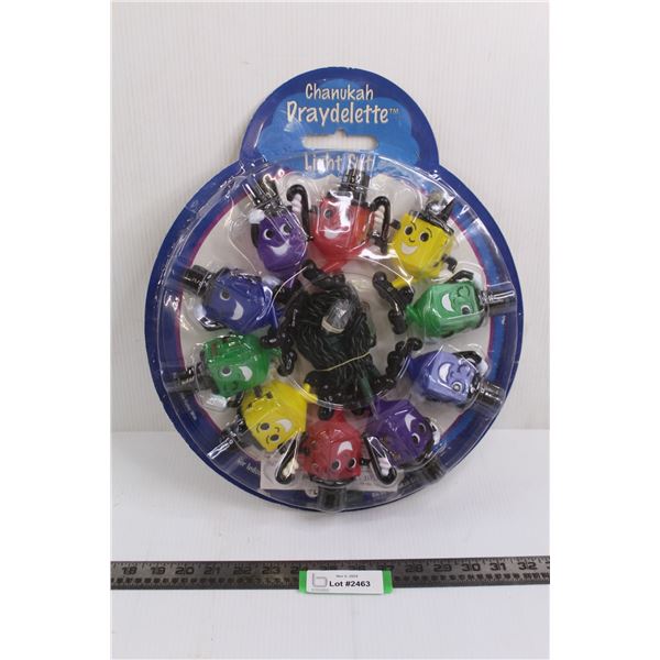 Chanukah Draydelette Light Set - NIB
