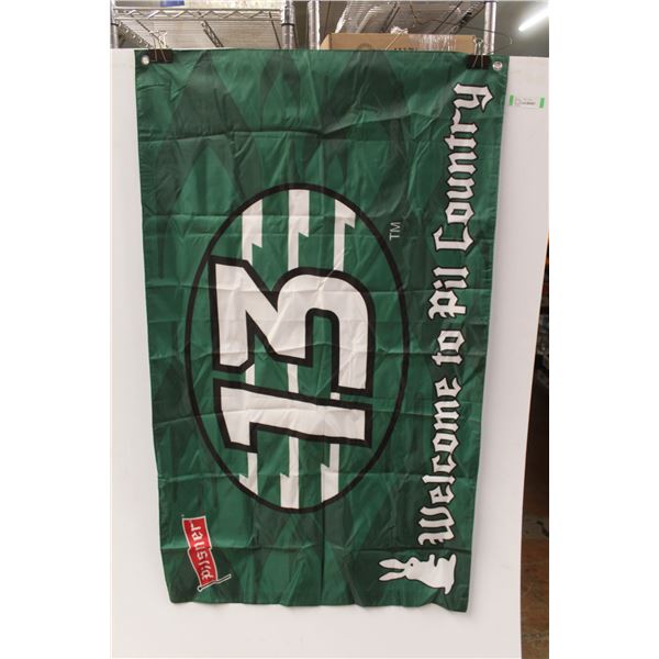 58"x32" Saskatchewan RoughRiders Pilsner Flag
