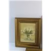 Image 3 : (3) Framed Prints - Floral & Cowboy Patterns 17'' x 14''