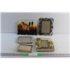 Image 1 : Key Rack and (4) Photo Frames - Size from 4 1/2'' x 3 1/2'' to 8'' x 6''