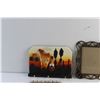 Image 3 : Key Rack and (4) Photo Frames - Size from 4 1/2'' x 3 1/2'' to 8'' x 6''