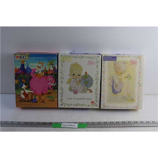 (3) 100 pc Puzzles - Sealed