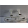 Image 2 : (2) Candles, Coat Hook and Adjustable Bathtub Tray