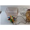 Image 4 : Wicked Miniature Furniture, Organizer Basket, Vintage Christmas Star, Wired Fruit Bowl and Faux Leat