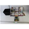 (6) Pilates Pro Chair DVDs, iPhone 7 Otter Box (NIB), Weave Basket 7.5" Width x 6" Height