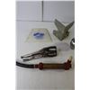 Image 2 : (2) Vice Grips, Snap-On Large Socket, Level Square, Misc.