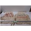 Image 1 : (2) Vintage Hardware Store Aprons: T.M. Ball Lumber Saskatoon & W.H. Cleveland Lumber Stonebord