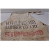 Image 3 : (2) Vintage Hardware Store Aprons: T.M. Ball Lumber Saskatoon & W.H. Cleveland Lumber Stonebord