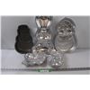 Image 1 : (5) Cake Pans: Bunny, Snowman, Train, Chicken, Teddy Bear