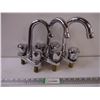 Image 1 : (3) Deck Mounted Sink Faucets