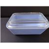 Image 2 : Pyrex Blue Delphite Medium Refrigerator Container (chip on lid)