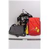 Image 1 : Disney Winnie The Pooh Child Backpack, Lug Knapsack Grey, & BTS Black Floral Backpack