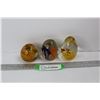 Image 1 : (3) Art Glass Paper Weights