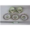 Image 1 : (2) Royal Albert Cup And Saucers w/ (3) Extra Saucers