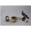 Image 4 : Ducks Unlimited Sponsor 1993 Blue Jay Ornament, Bird Art Glass Paper Weight, Misc.