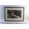 Image 1 : Framed Solitude 343/1495 Print by Clint Jammer 29'' x 21'' Comes with a Certificate of an Authentici