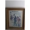 Image 3 : (2) Framed Buffalo Bill Novels Prints 18'' x 14''