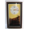 Image 2 : Framed Wall Clock 24'' x 15'' - As Is