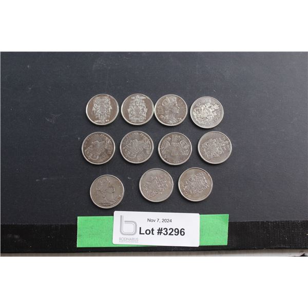 (11) 2002 Collectible Queen Elizabeth 50 Cents Coins