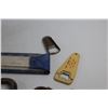 Image 3 : Bottle & Wine Openers, Potato Ricer, Miniature Horse Shoes, Structural Steel Detail Guide, Ruler and