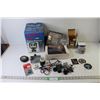 Image 1 : Halogen Light With Motion Detector (NIB), Box Marrettes, Energy Division Auto Light Control, Misc.