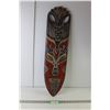 Image 1 : Wall Art - Wood Tribal Theme 31" Tall