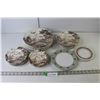 Image 1 : Set of Ridgway Dishes "Country Days" (8 Dinner Plates, 7 Medium Plates, 6 Small Plates, 3 Saucers), 