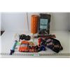 Image 1 : Survival Kit With Fanny Pack, License Plate Kit (NIB), Builtrite Self Closing Gate Spring (NIB), Mas