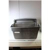 Image 1 : *Gracious Living Plastic Storage Bin With Hinged Removable Lid 32" x 20.5" x 18" Tall