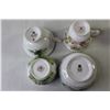 Image 2 : Fine China - (5) Teacups, (2) Cream & Sugar Holders (Paragon, Royal Albert)