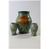 Image 1 : (3) Ornamental Vases - (2) Small XI6 3.75" Tall, Large 7.25"